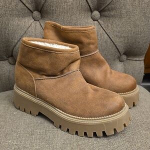 DV Dolce Vita Tan Ankle Boots